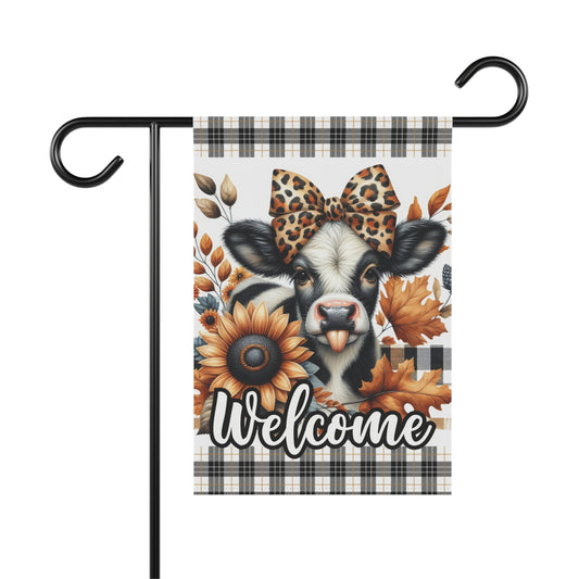 Cow Fall Garden & House Banner - Style 3