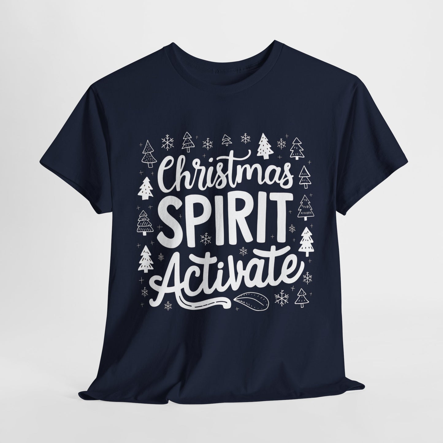 Christmas Spirit Activate Heavy Cotton Tee