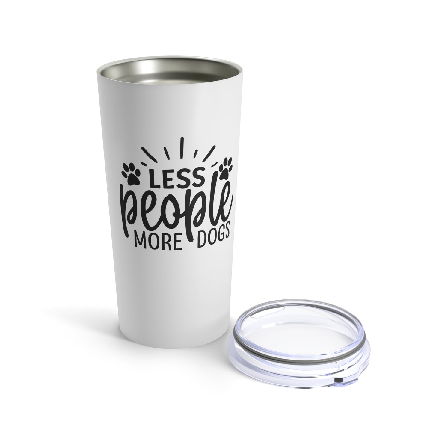 Less People More Dogs Tumbler 20oz