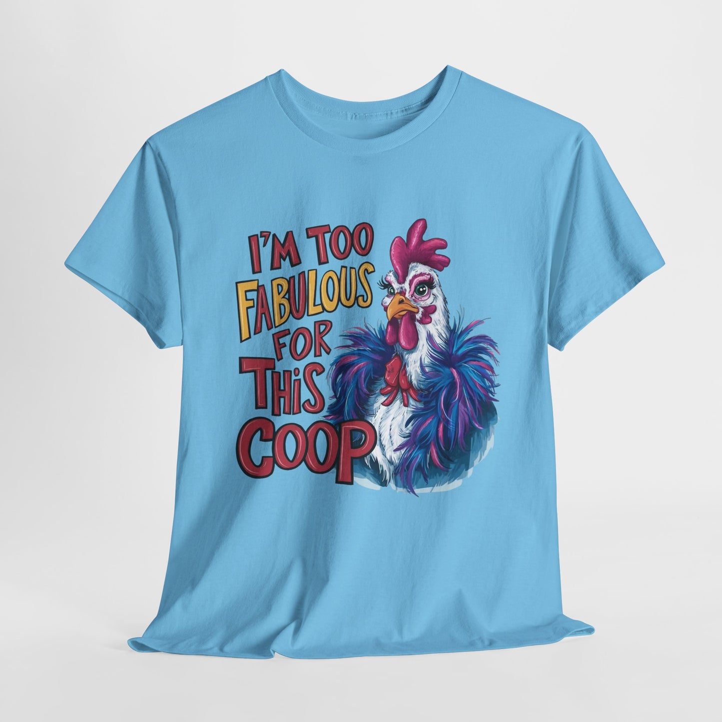 Funny Chicken Unisex Heavy Cotton Tee