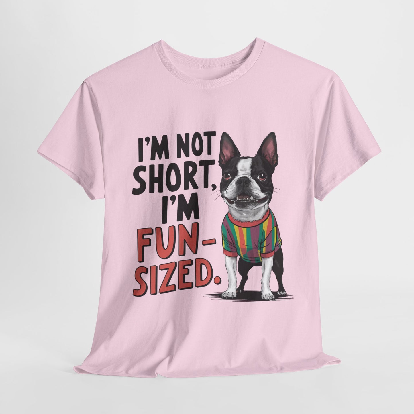 Fun Sized Funny Dog Unisex Heavy Cotton Tee