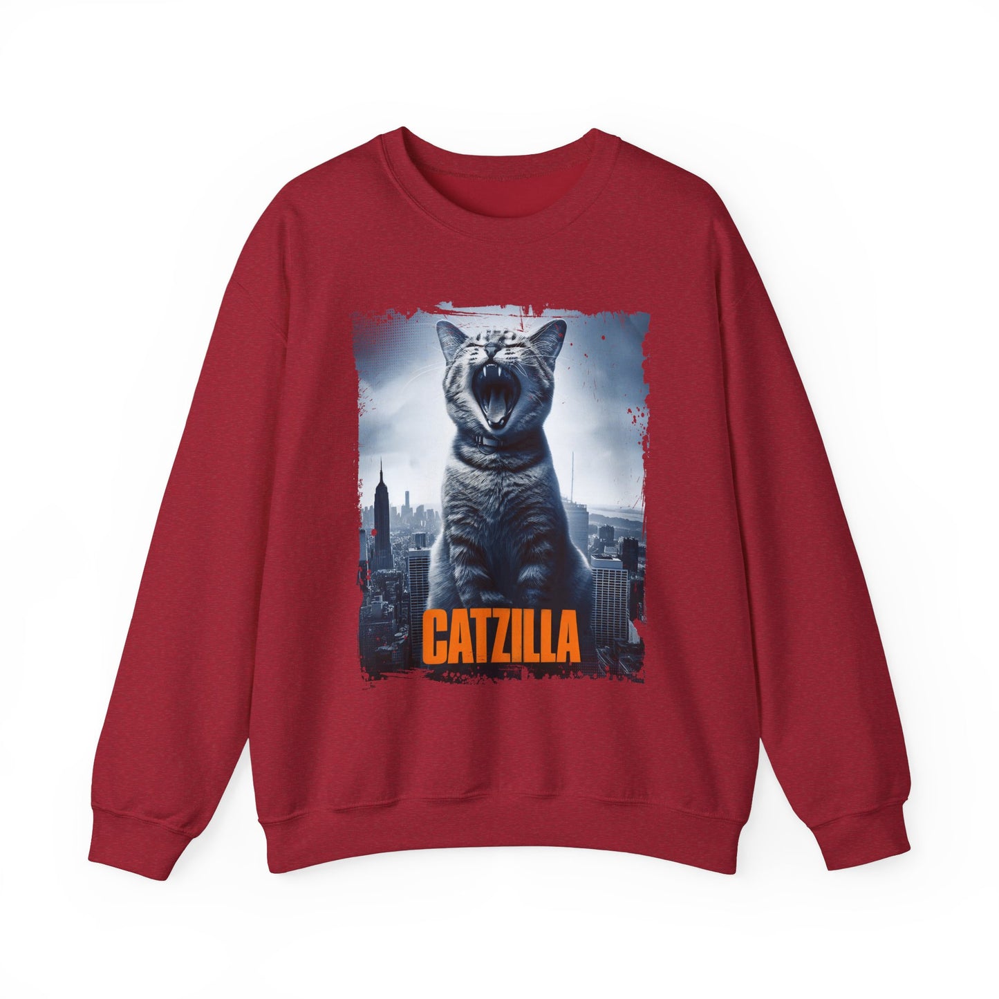 Catzilla Funny Cat Sweatshirt