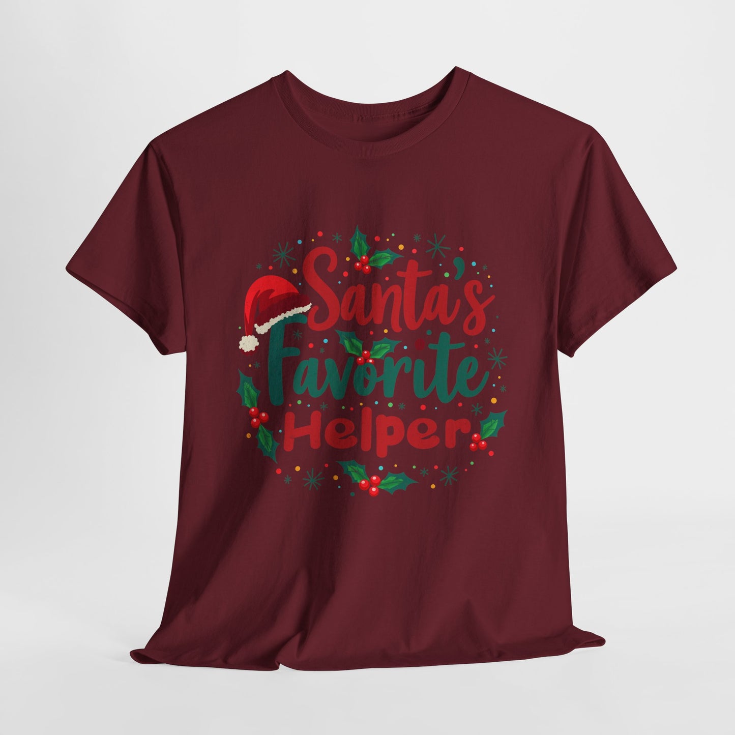 Santa's Favorite Helper Heavy Cotton Tee