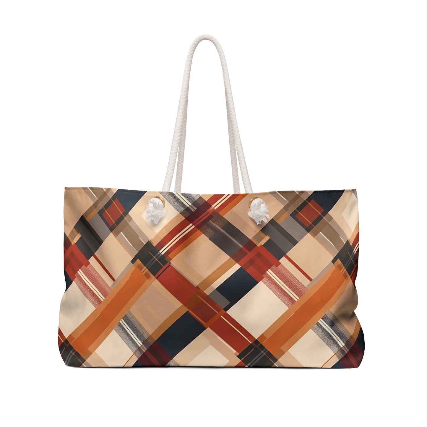 Autumn Plaid 3 Weekender Bag