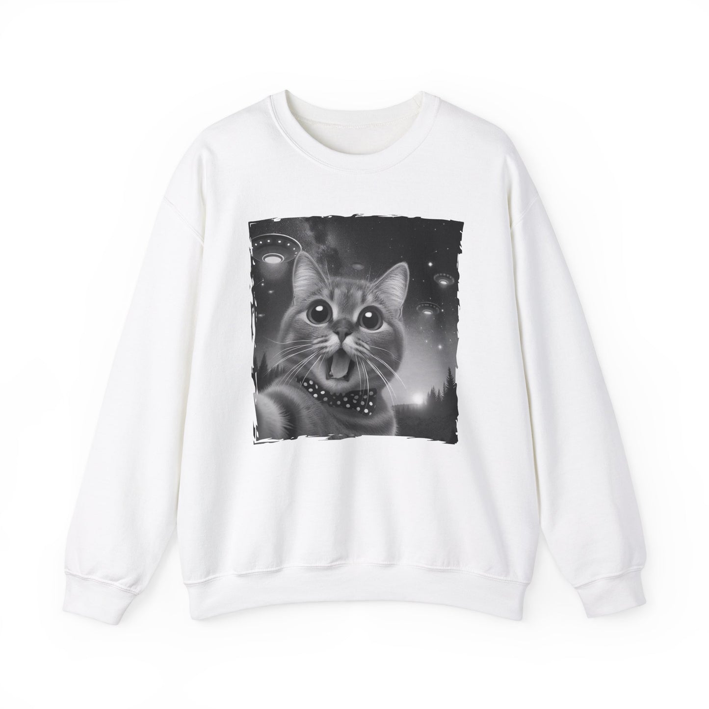 Cat Selfie Funny Cat Sweatshirt