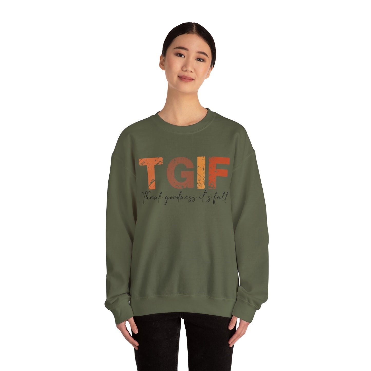 Thank Goodness Its Fall Unisex Heavy Blend™ Crewneck Sweatshirt