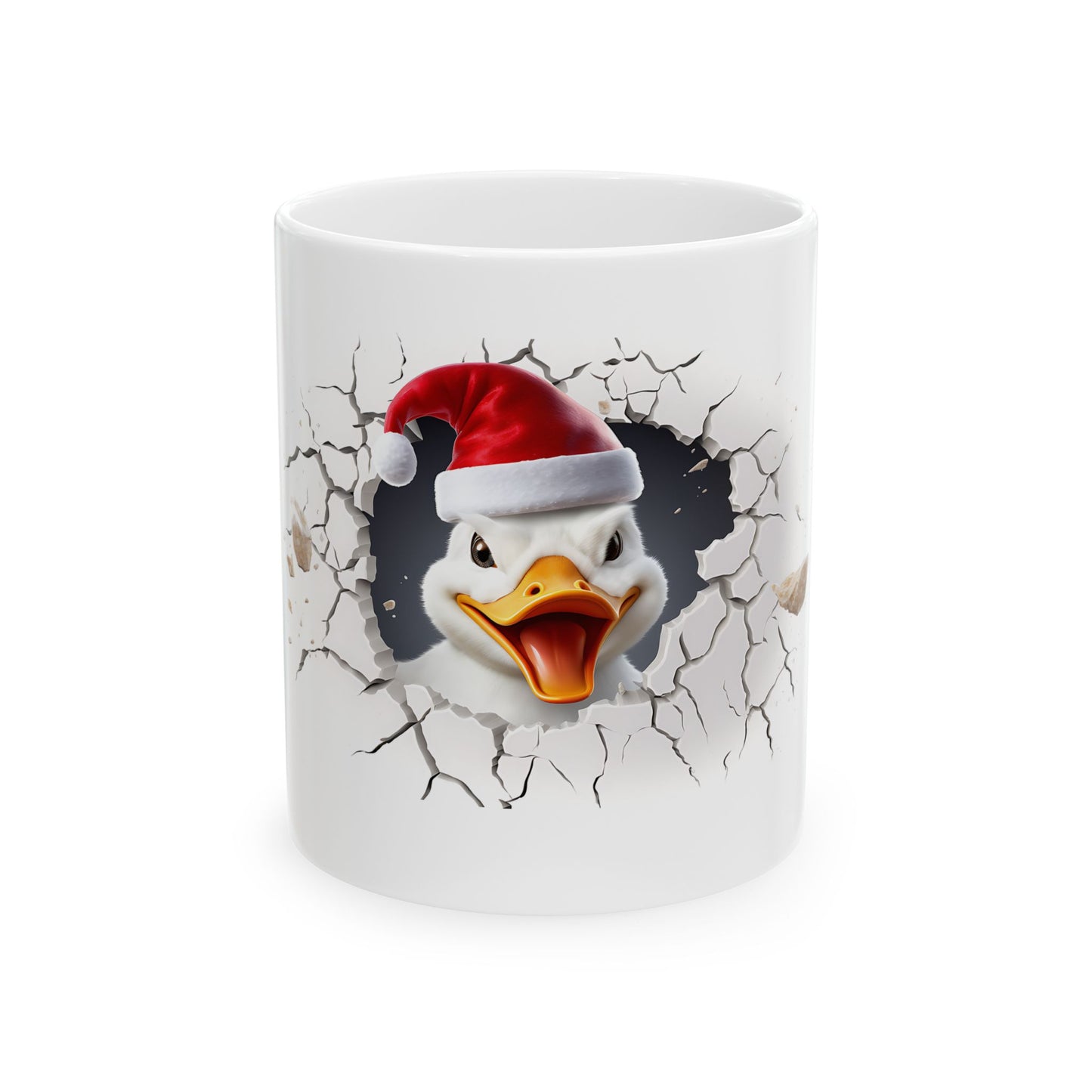 Christmas Duck Ceramic Mug