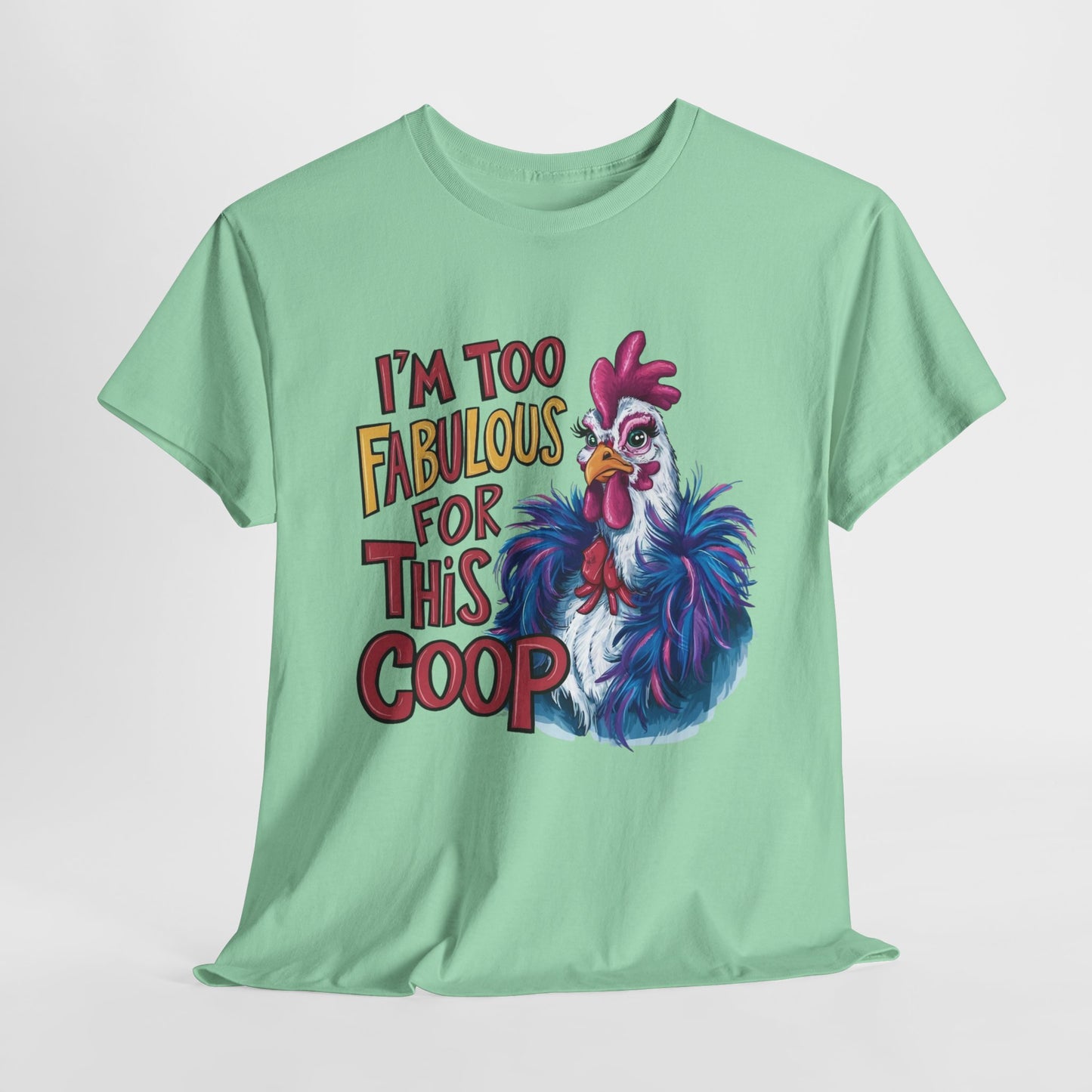 Funny Chicken Unisex Heavy Cotton Tee