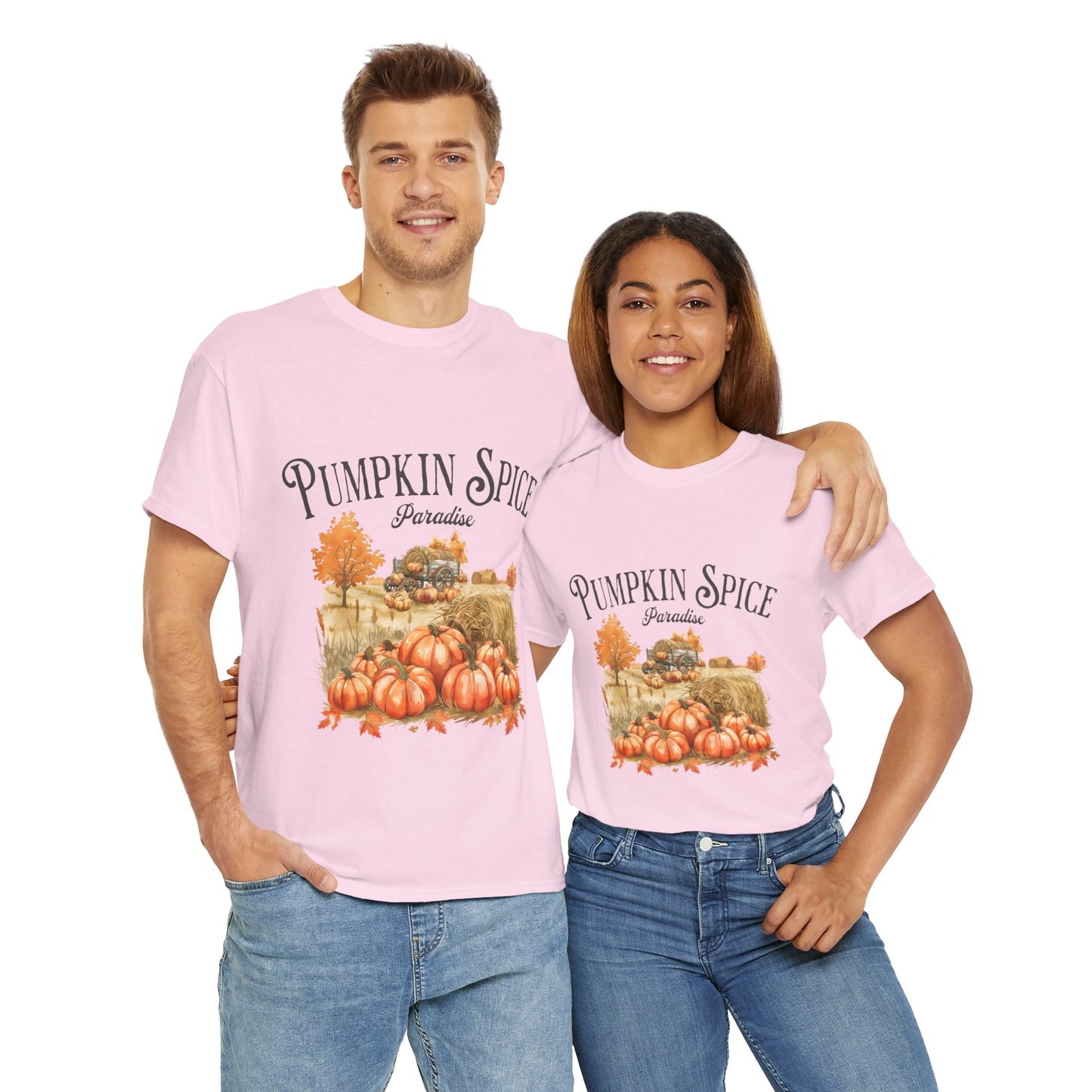 Pumpkin Spice Paradise Unisex Heavy Cotton Tee