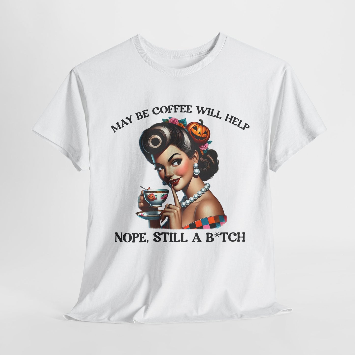 Funny Retro Housewife Short Sleeve Tee - Style #4