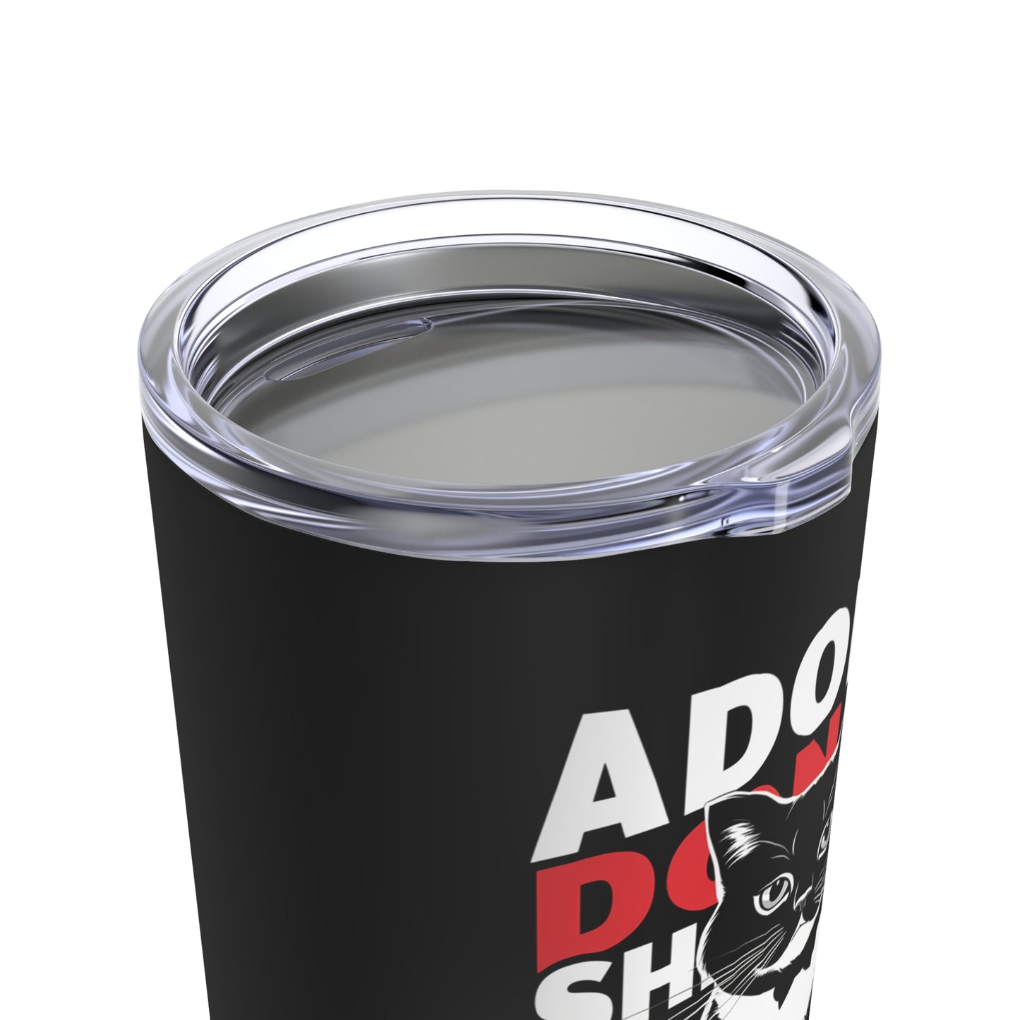 Adopt Don't Shop Cat Tumbler 20oz