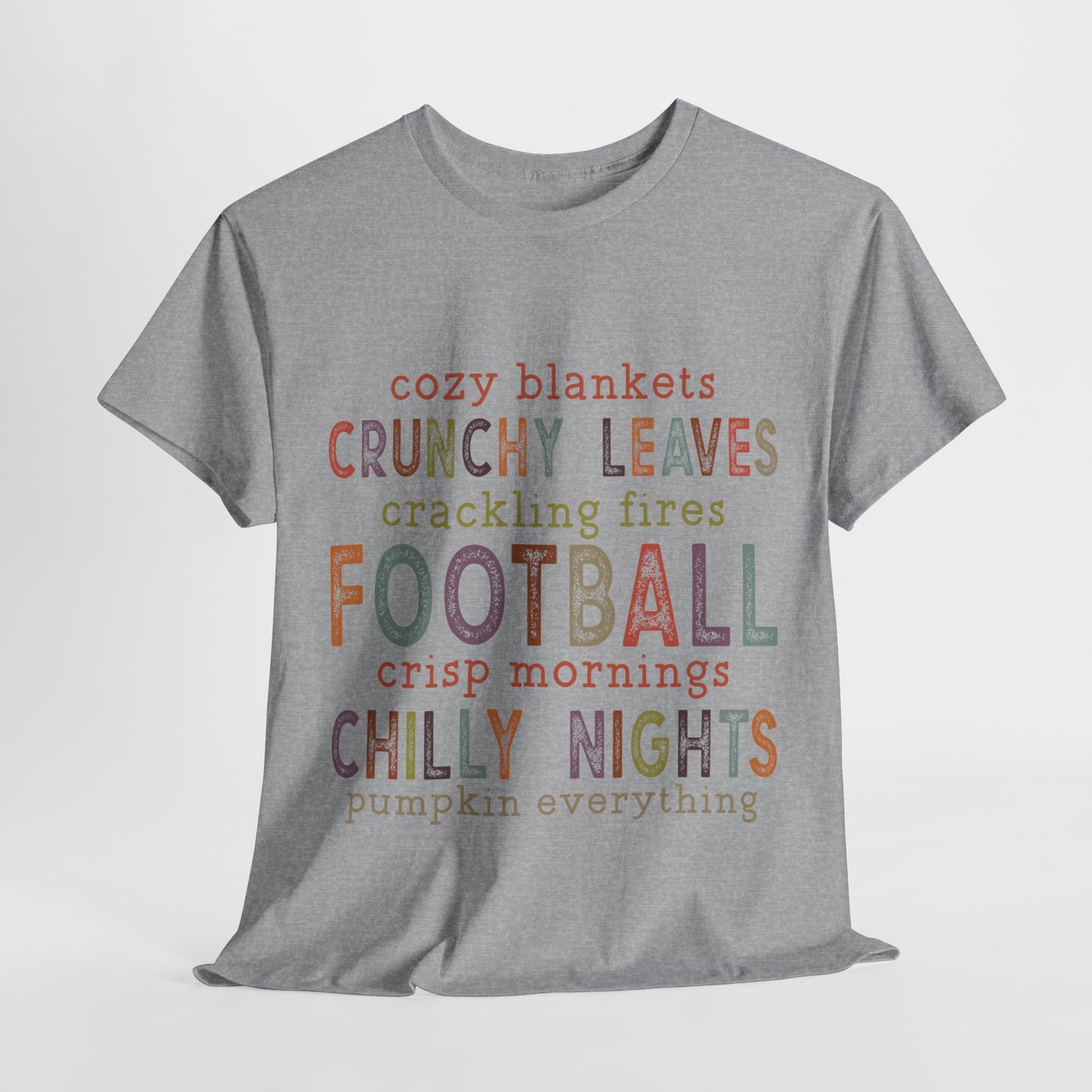 Cozy Blankets Chilly Nights Fall Autumn Unisex Heavy Cotton Tee