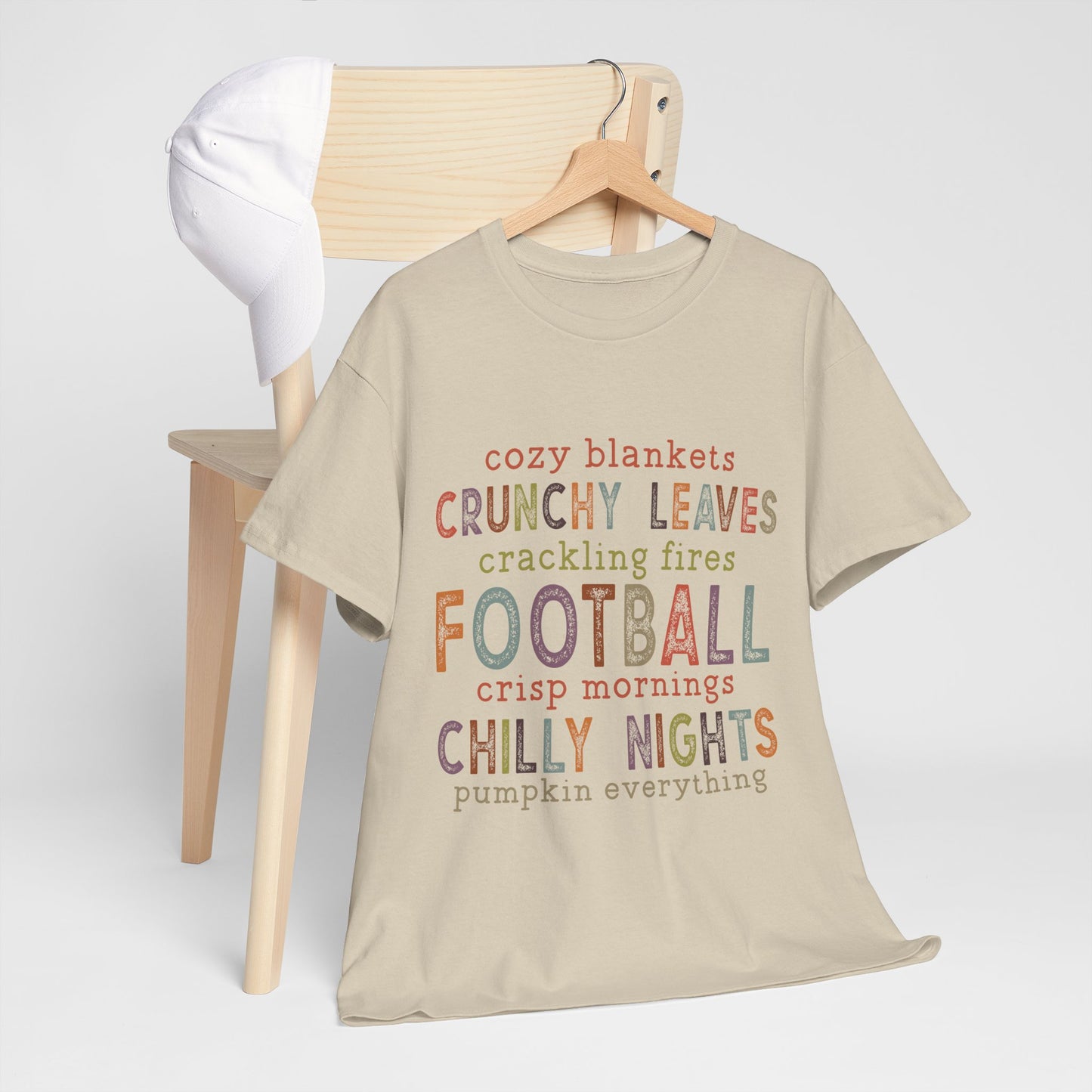 Cozy Blankets Chilly Nights Fall Autumn Unisex Heavy Cotton Tee