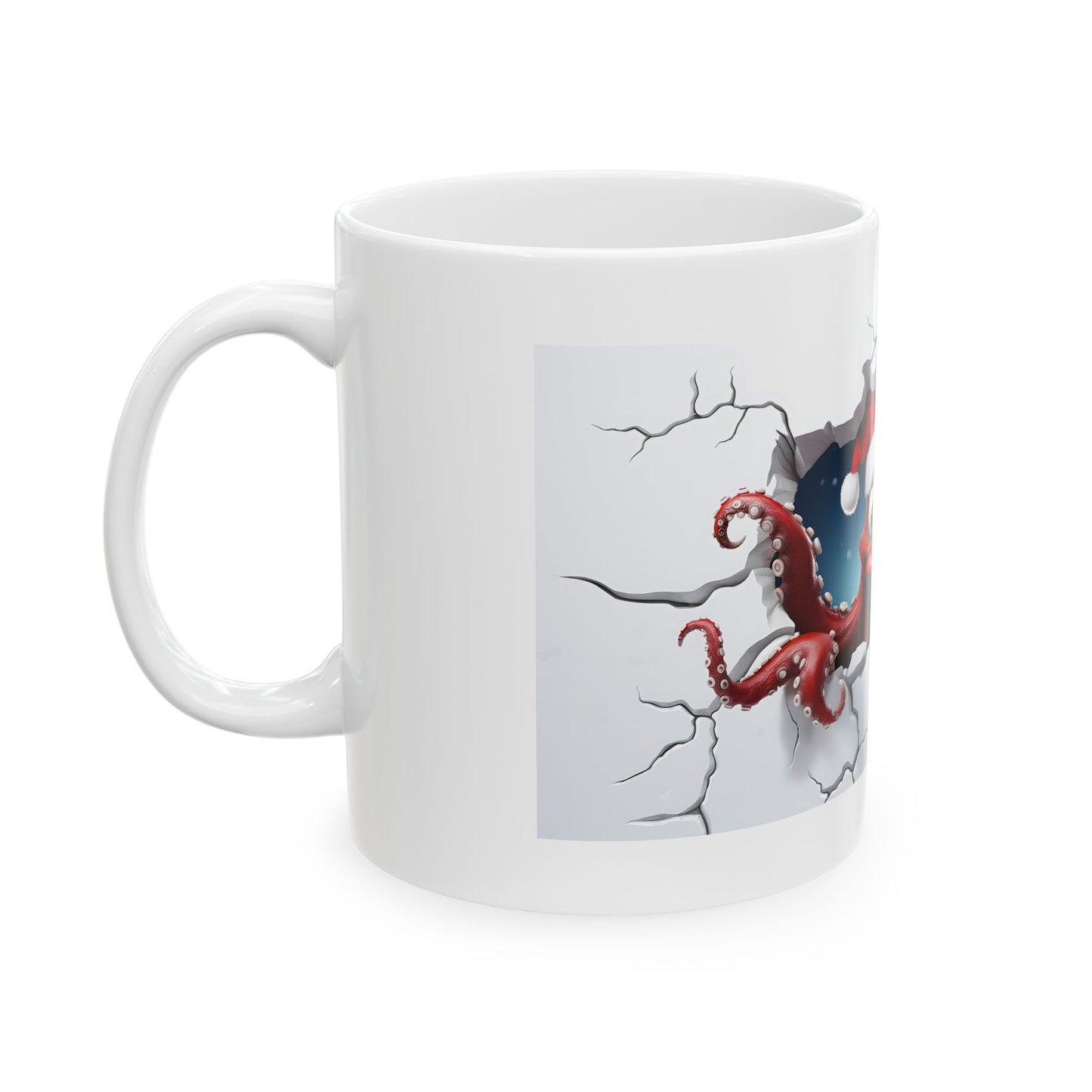 Christmas Lobster Ceramic Mug