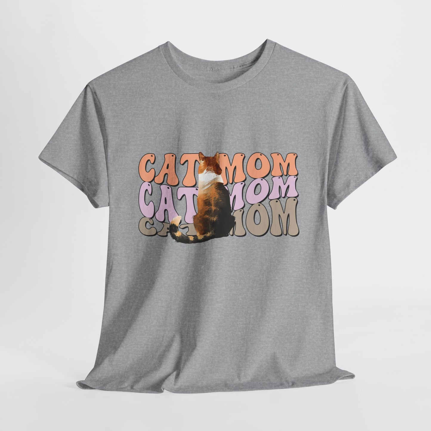 Cat Mom Heavy Cotton Tee