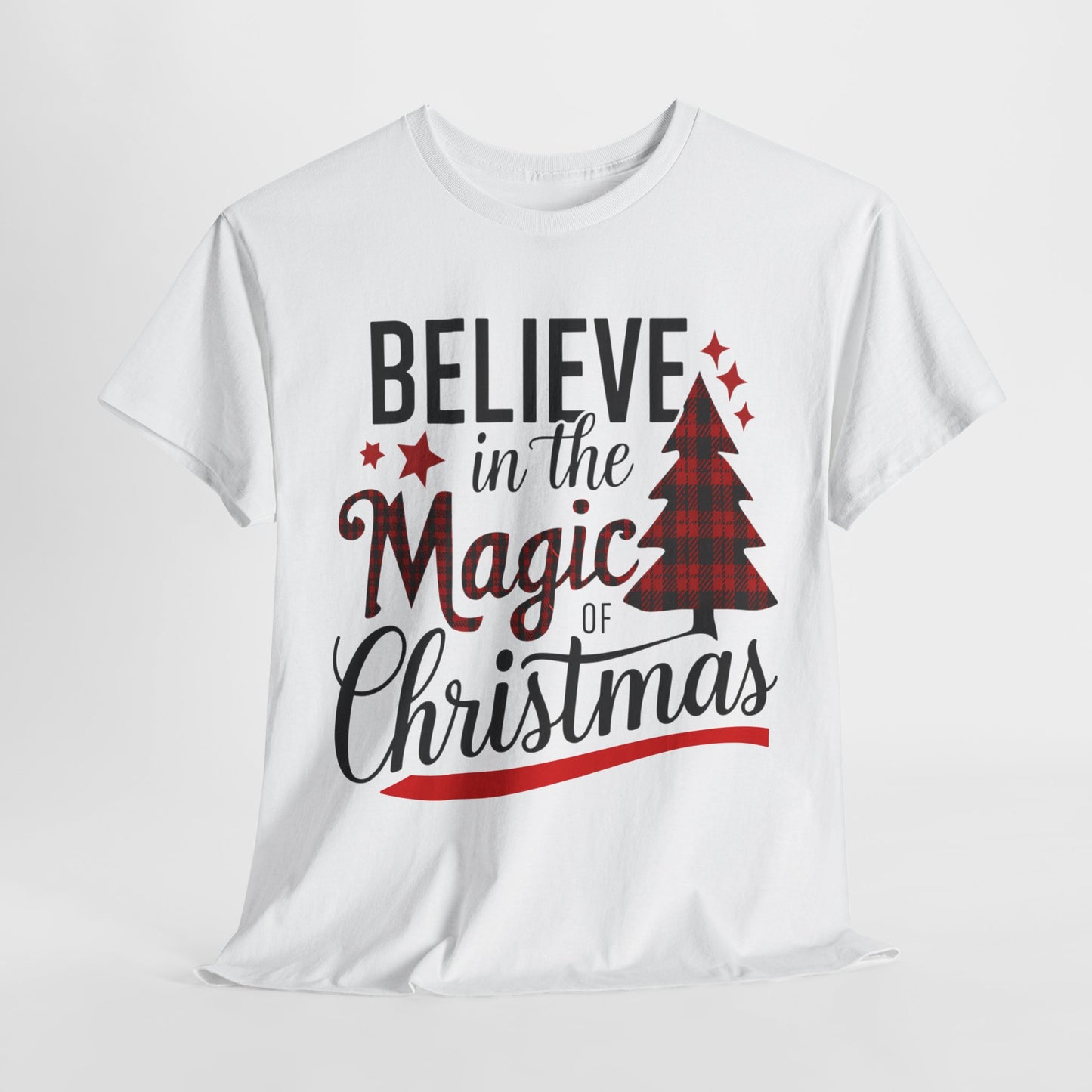 Believe In The Magic Christmas Heavy Cotton Tee