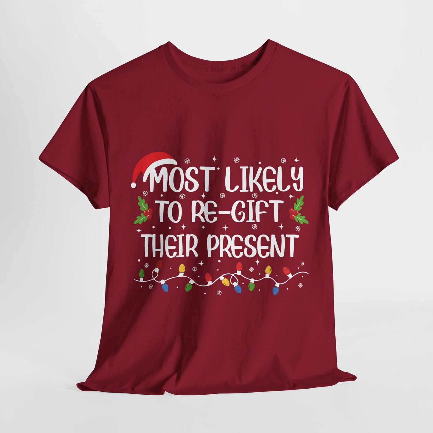 Most Likely To Re-Gift Their Present Christmas T-Shirt