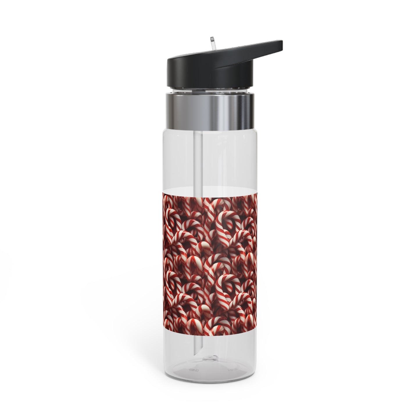 Christmas Candy Canes Sport Water Bottle