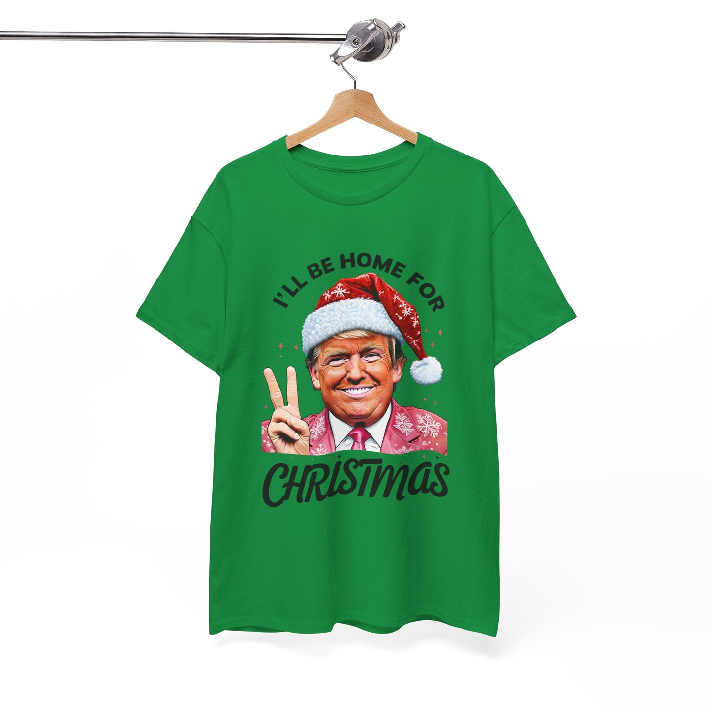 Trump I'll Be Home For Christmas T-Shirt