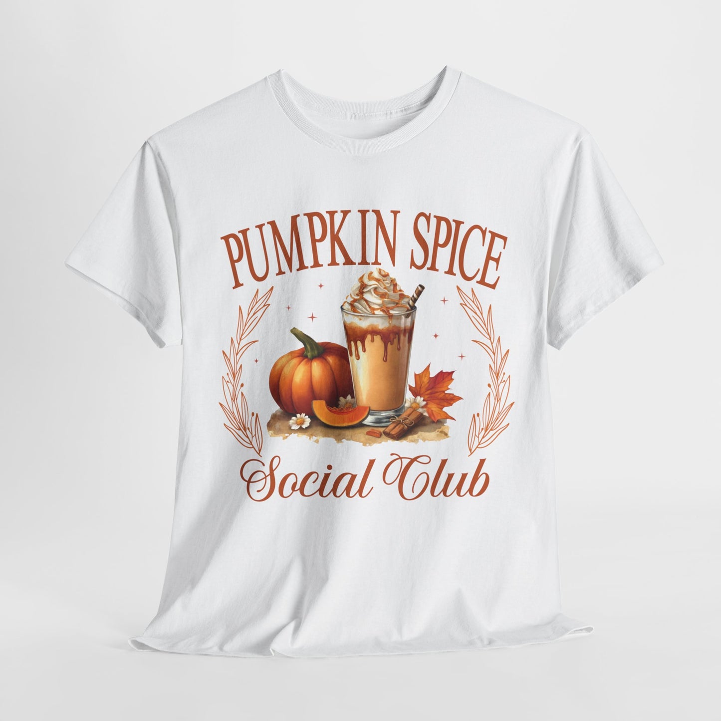 Pumpkin Spice Social Club Unisex Heavy Cotton Tee