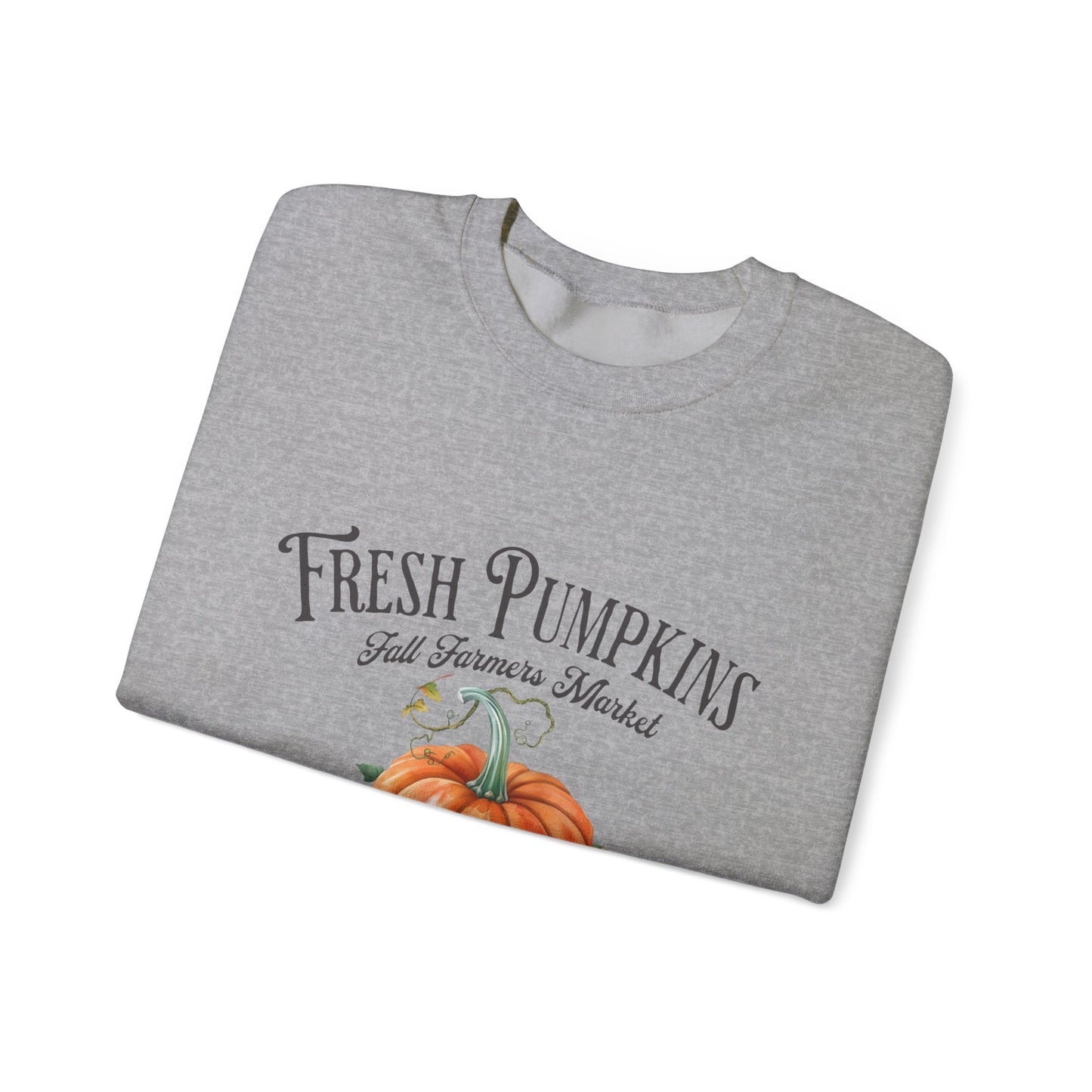 Fall Farmers Market Pumpkins Unisex Heavy Blend™ Crewneck Sweatshirt