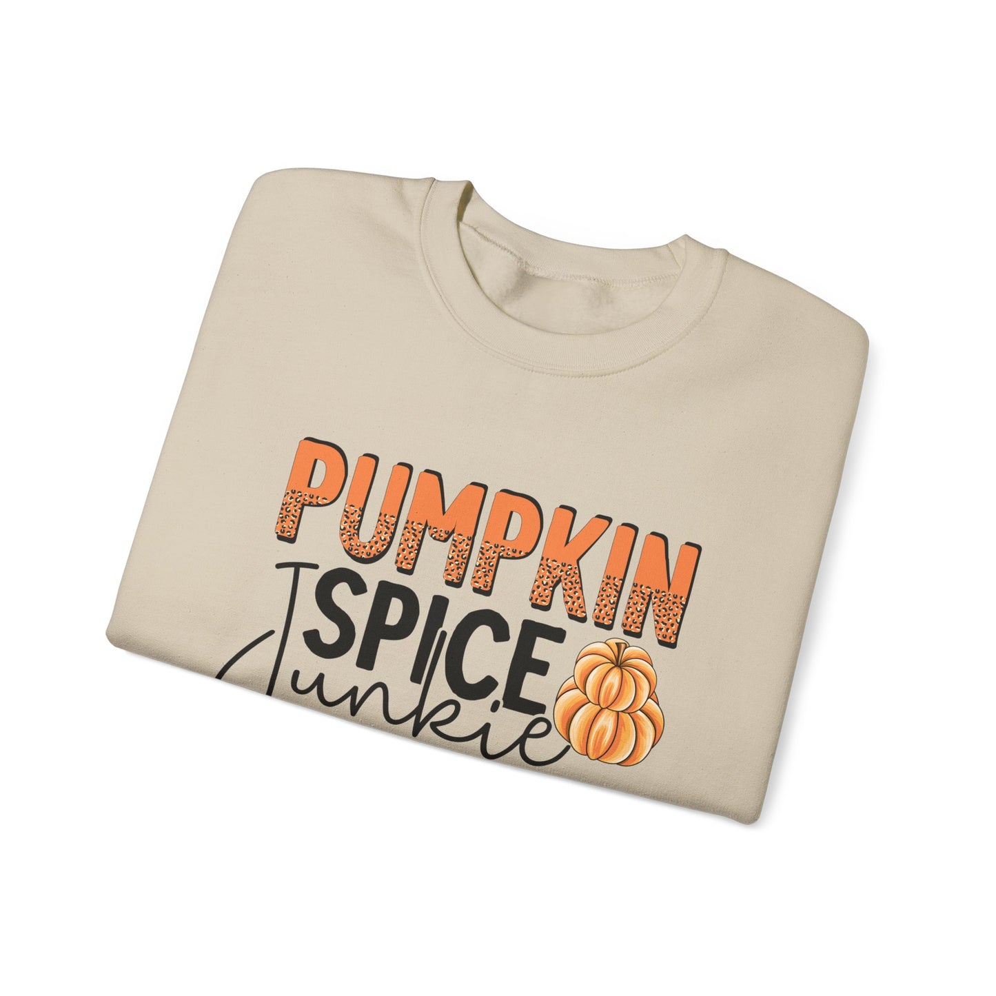 Pumpkin Spice Junkie Unisex Heavy Blend™ Crewneck Sweatshirt