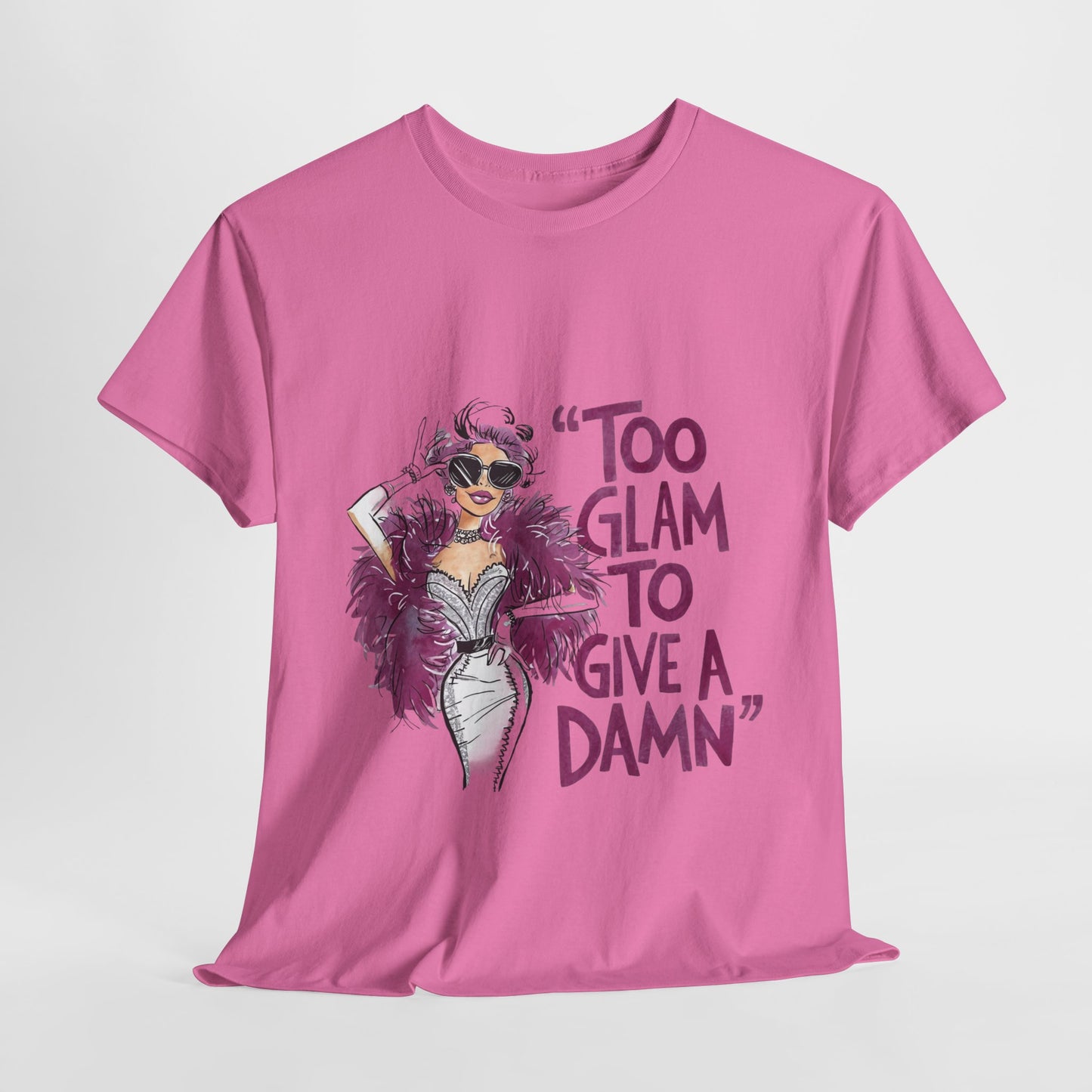 Too Glam Funny Woman Short Sleeve Tee