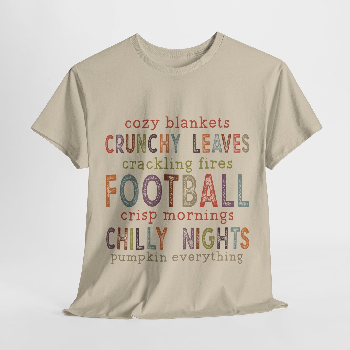 Cozy Blankets Chilly Nights Fall Autumn Unisex Heavy Cotton Tee