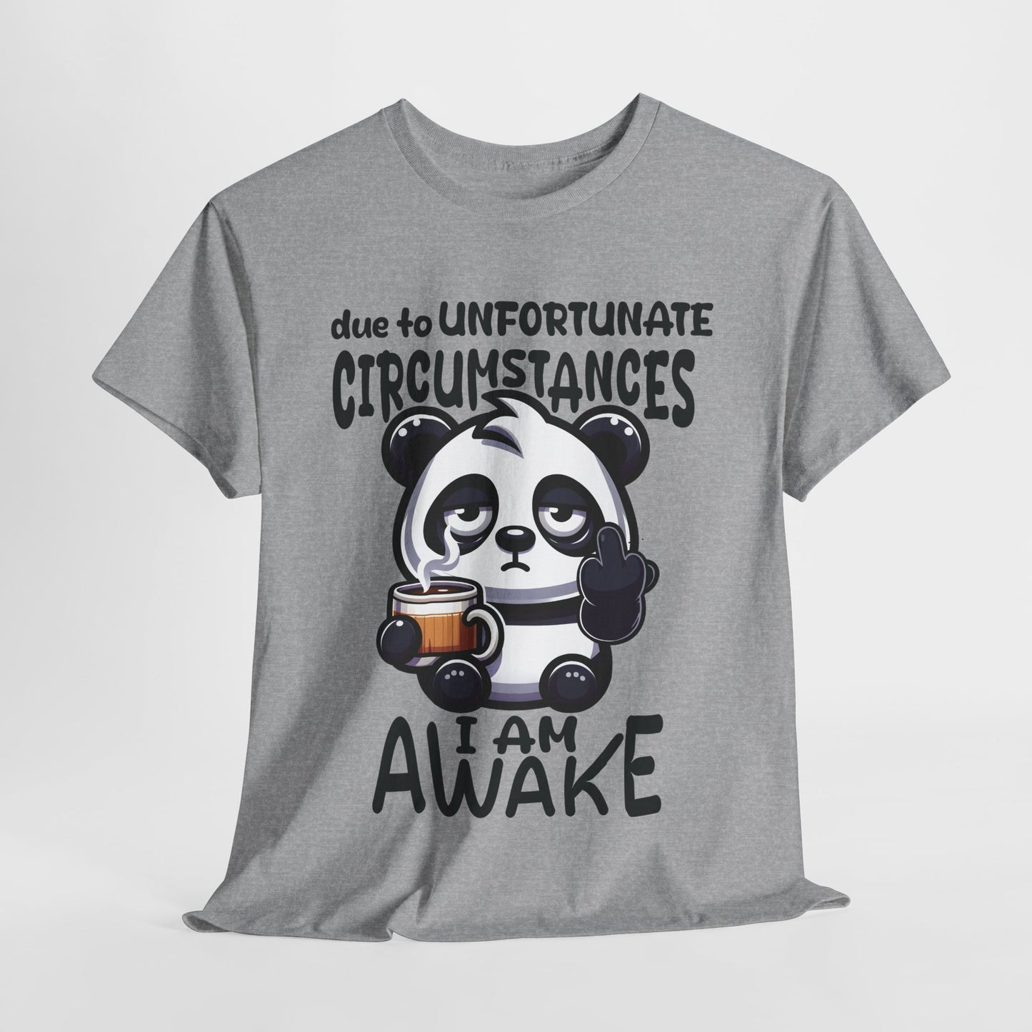 Funny Sarcastic Panda Heavy Cotton Tee