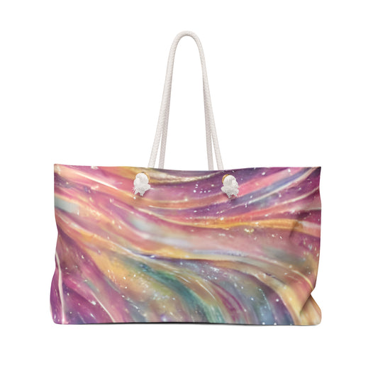 Pastel Earthy Swirl Weekender Bag