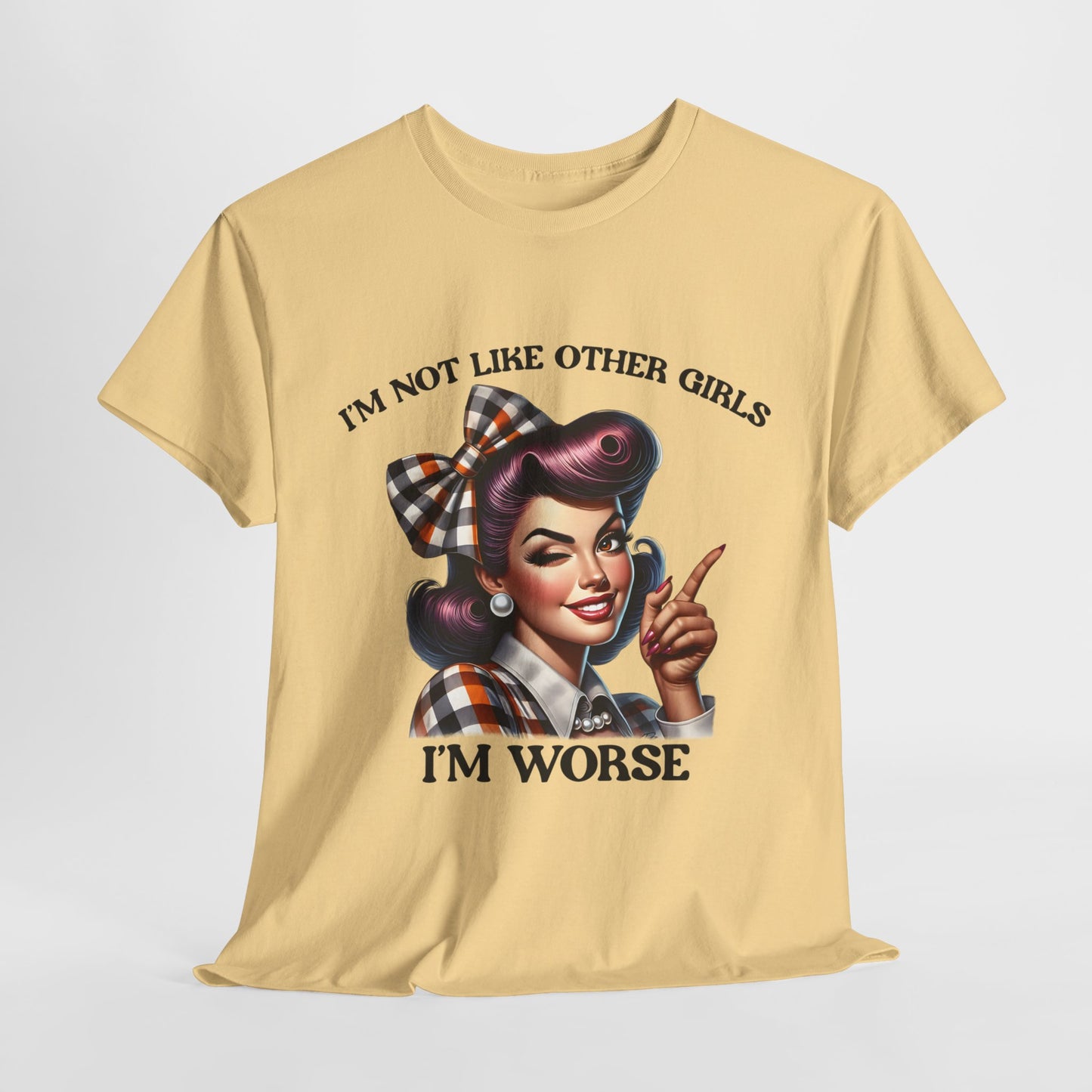 Funny Retro Housewife Short Sleeve Tee - Style #6