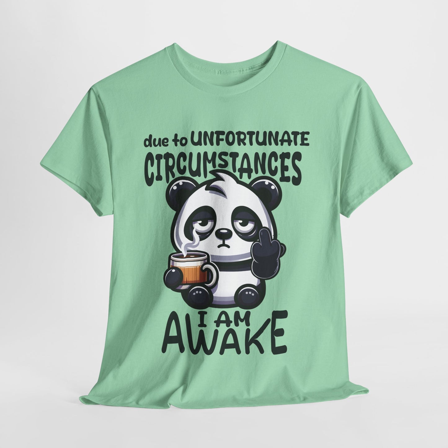 Funny Sarcastic Panda Heavy Cotton Tee