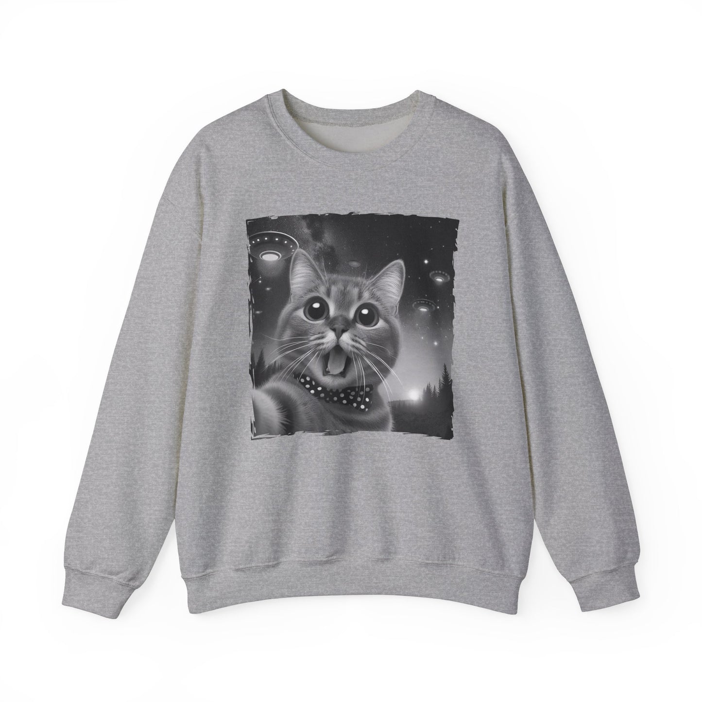 Cat Selfie Funny Cat Sweatshirt