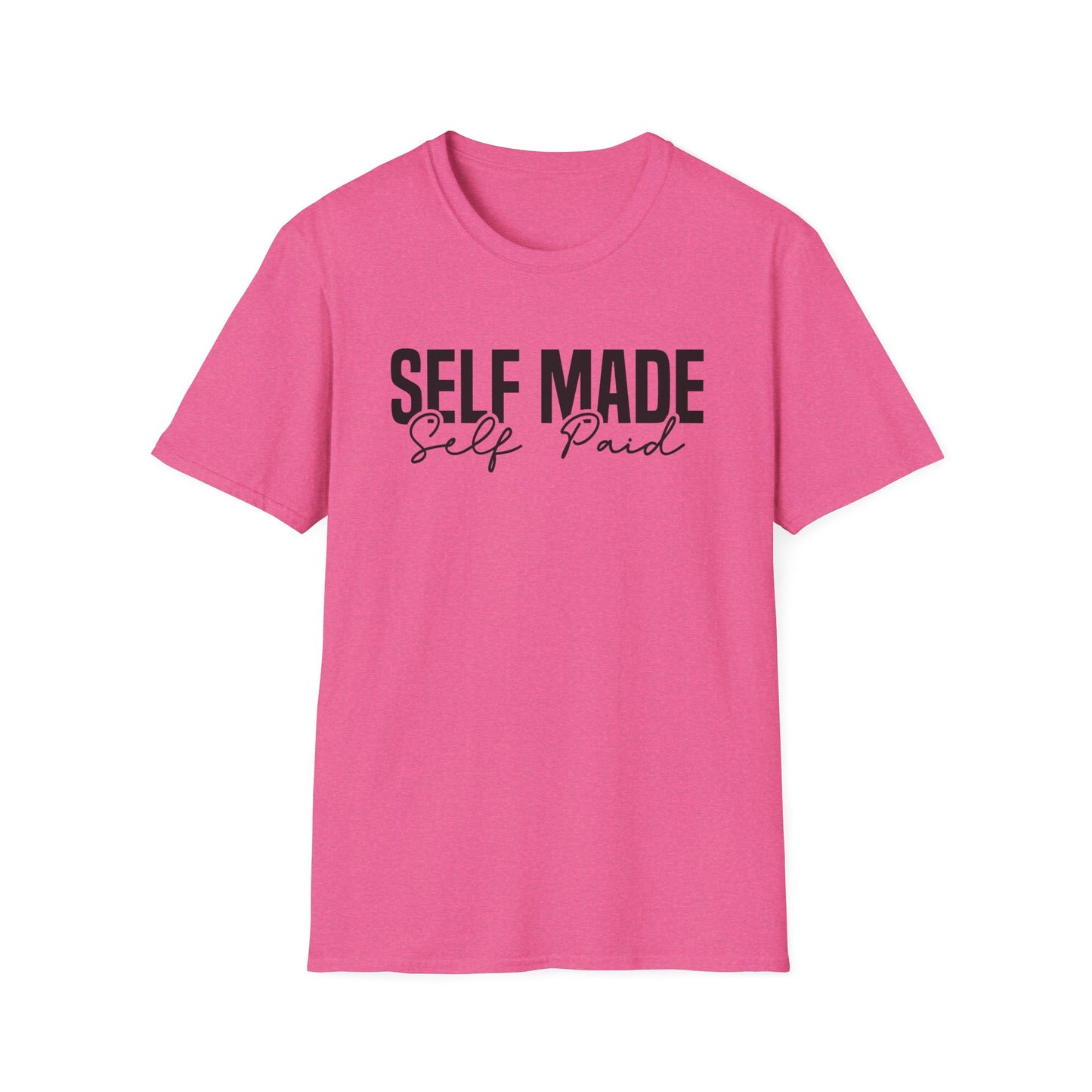 Self Made Self Paid Entrepreneur Inspirational Softstyle T-Shirt