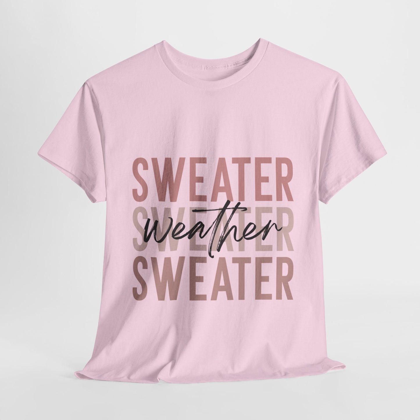 Sweater Weather Fall Unisex Heavy Cotton Tee