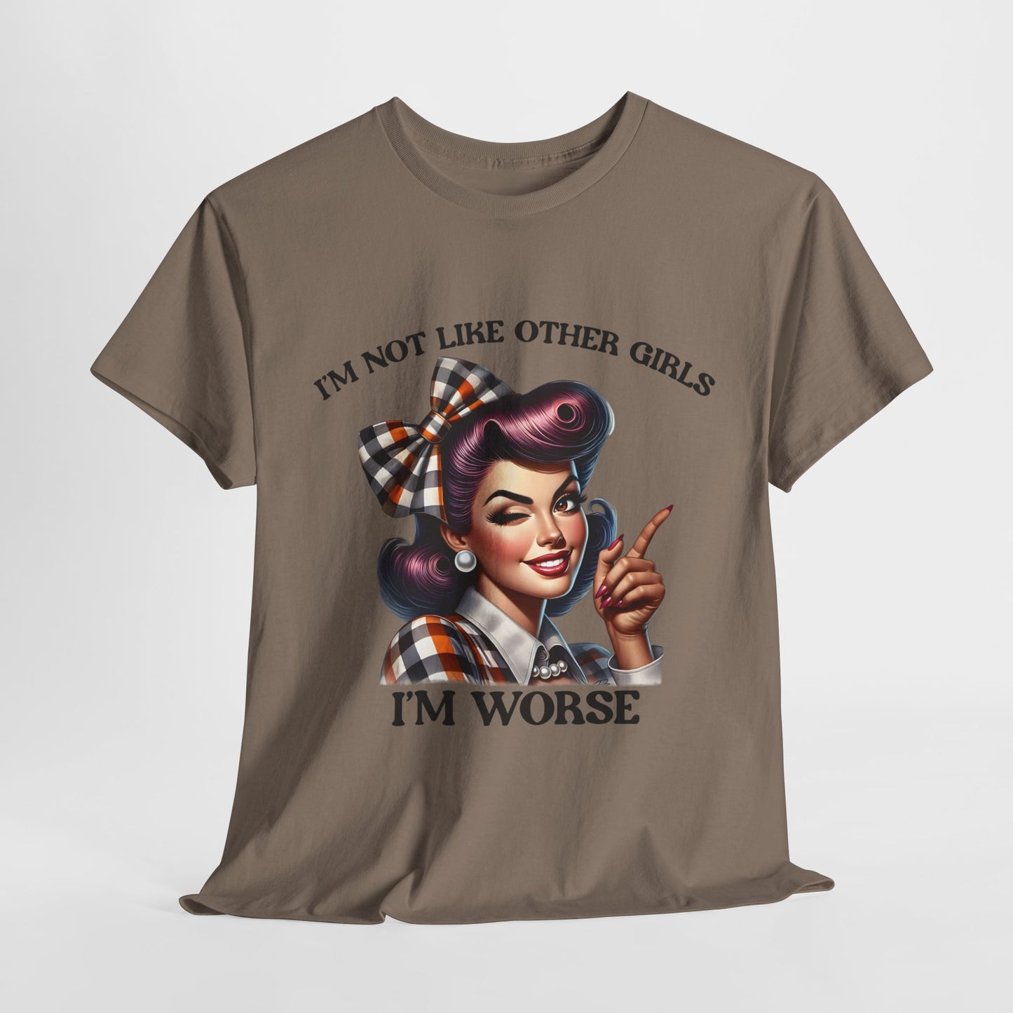 Funny Retro Housewife Short Sleeve Tee - Style #6