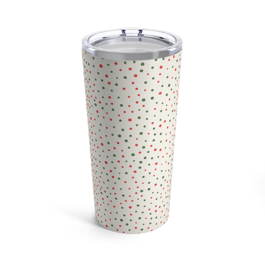 Christmas Dots Tumbler 20oz