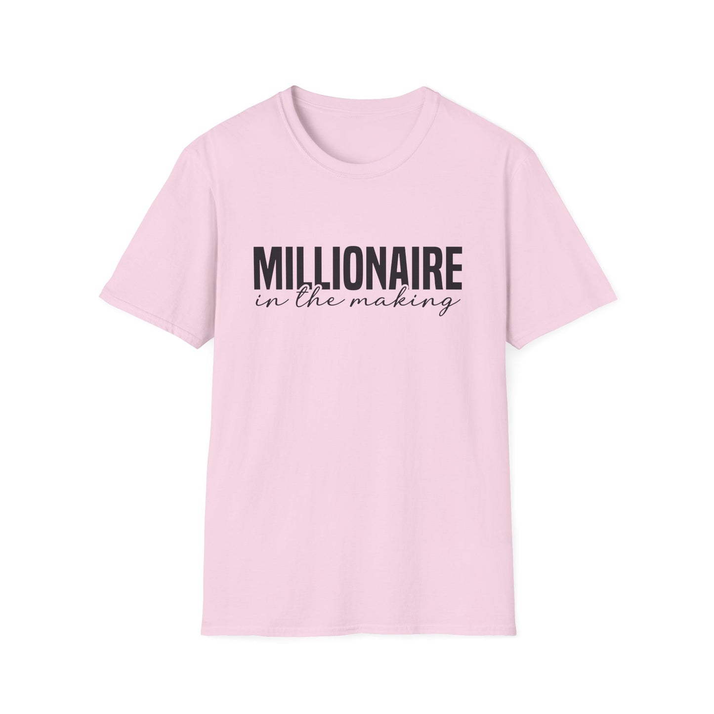 Millionaire In The Making Inspirational Softstyle T-Shirt