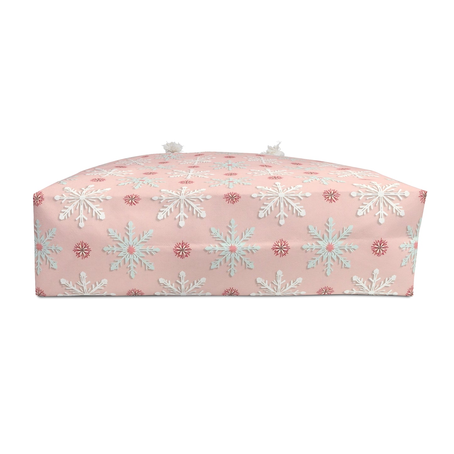 Pink Snowflakes Weekender Bag