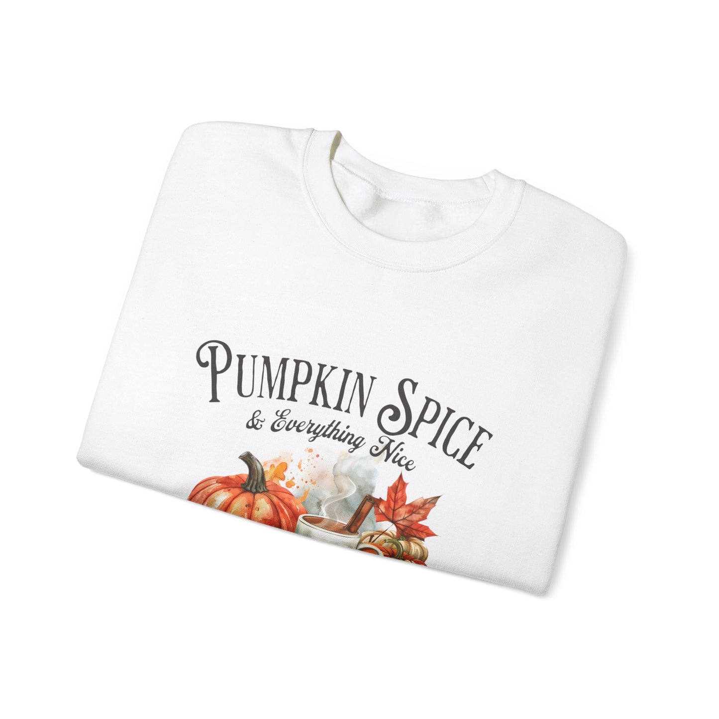 Pumpkin Spice and Everything Nice Unisex Heavy Blend™ Crewneck Sweatshirt