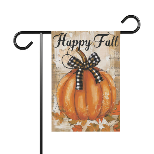 Pumpkin Happy Fall Garden & House Banner