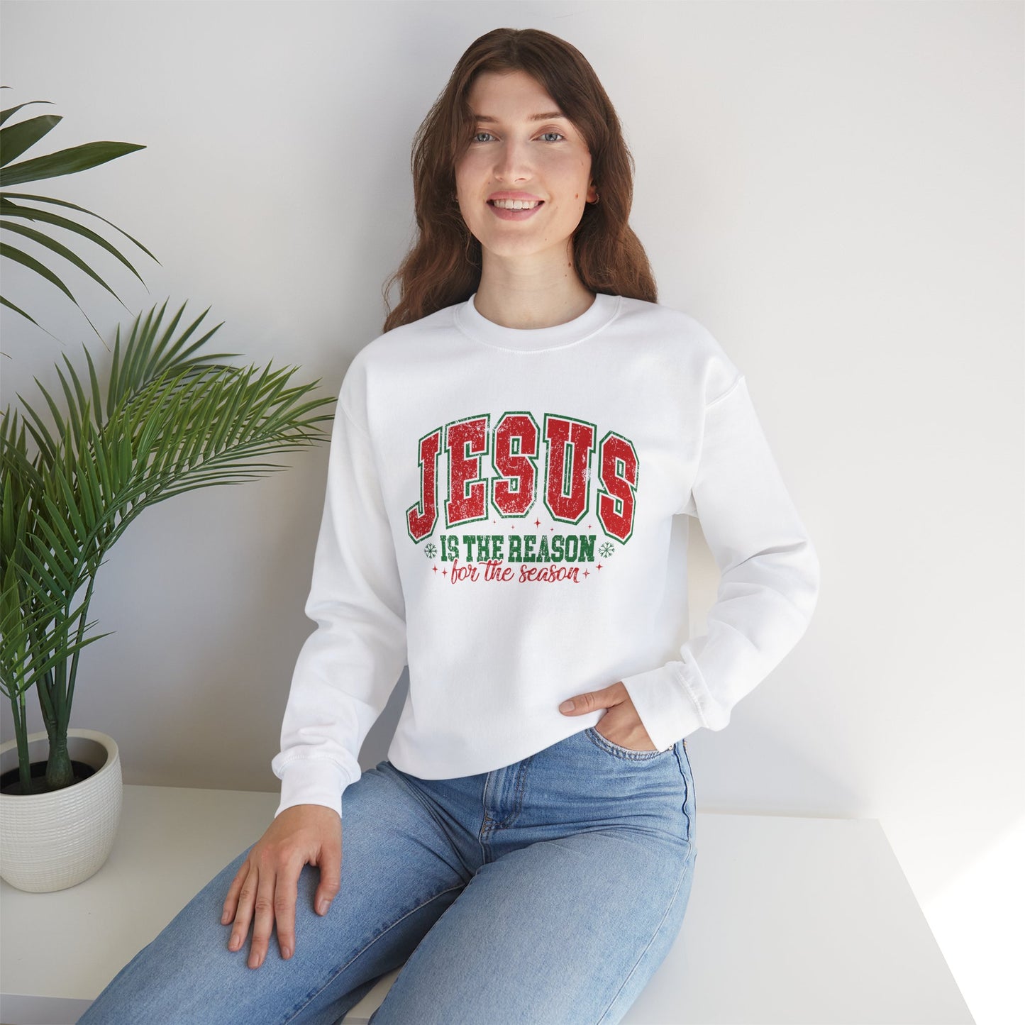 Christmas Jesus Is The Reason Sweatshirt