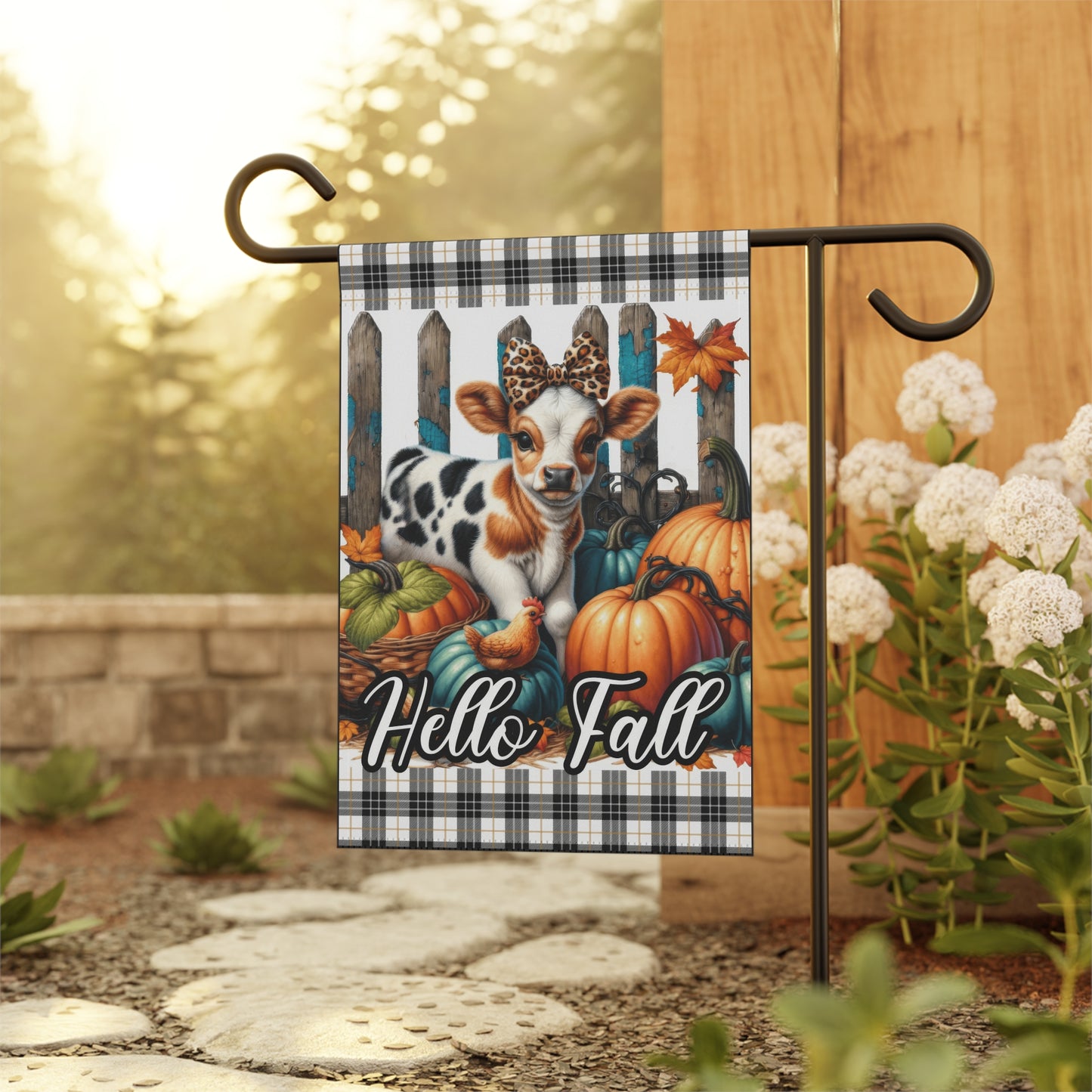 Cow Fall Garden & House Banner - Style 4