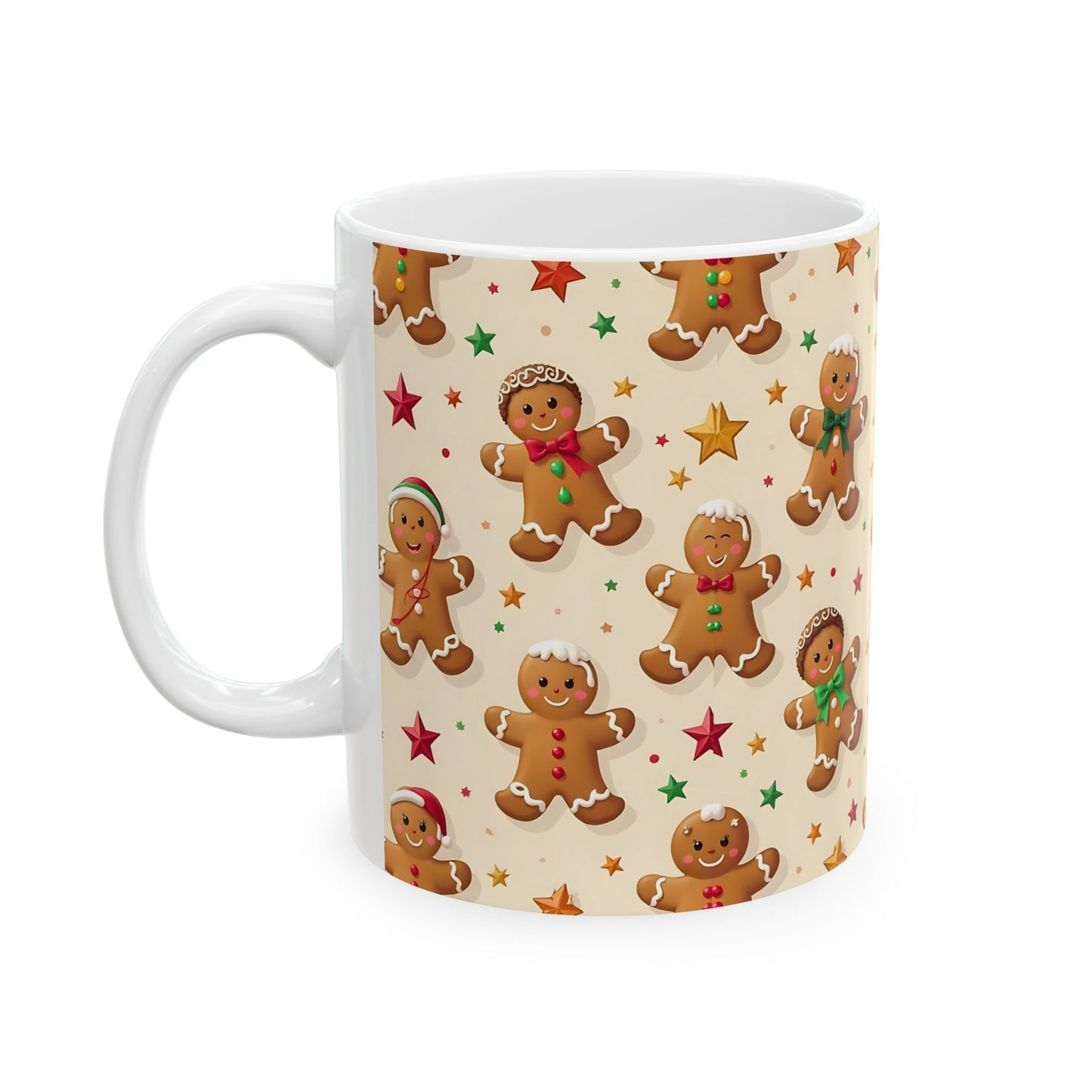 Gingerbread Man Christmas Mug