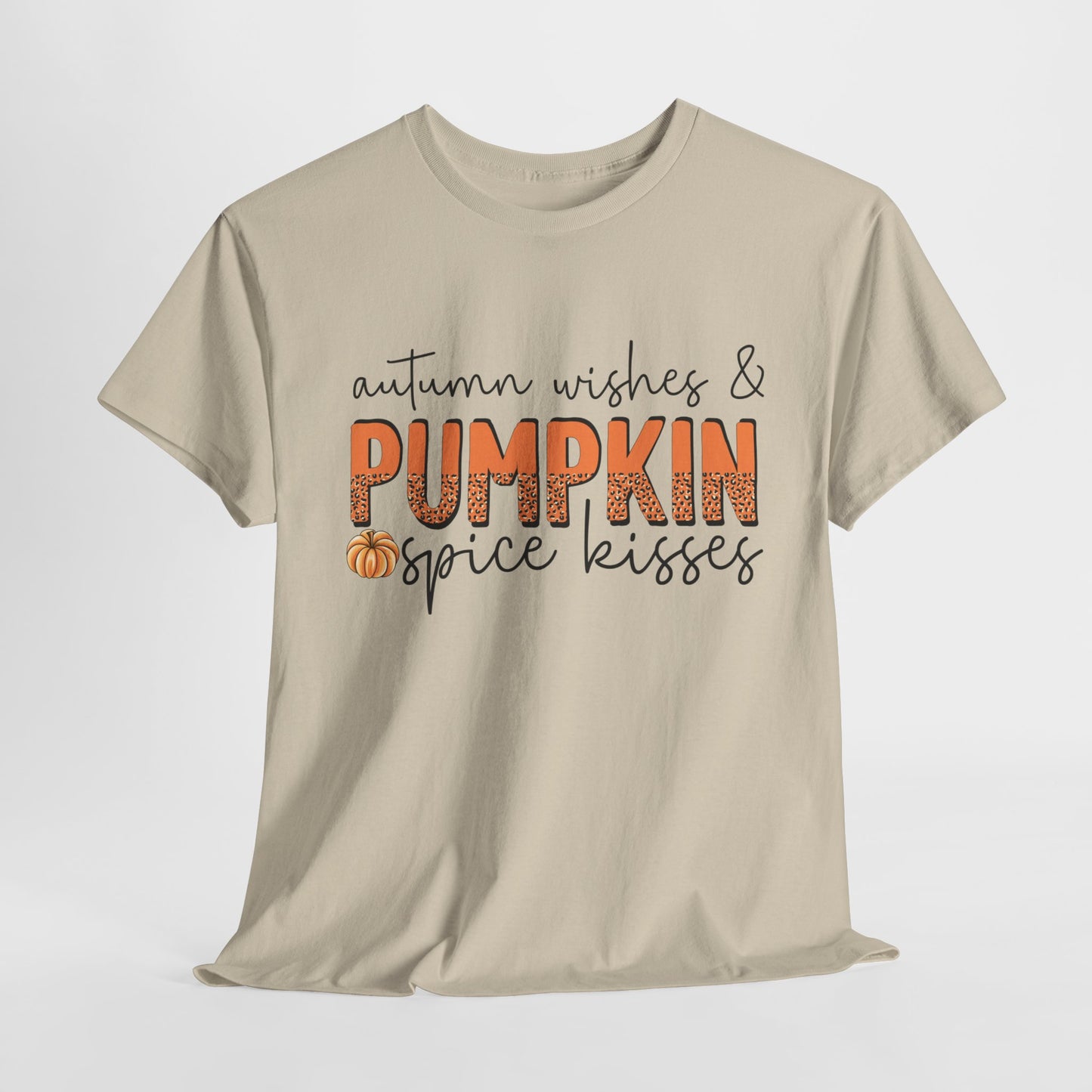 Autumn Wishes Pumpkin Spice Unisex Heavy Cotton Tee