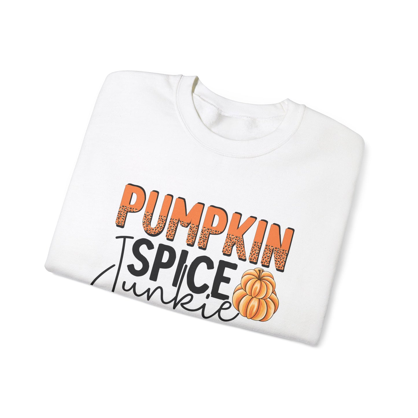 Pumpkin Spice Junkie Unisex Heavy Blend™ Crewneck Sweatshirt