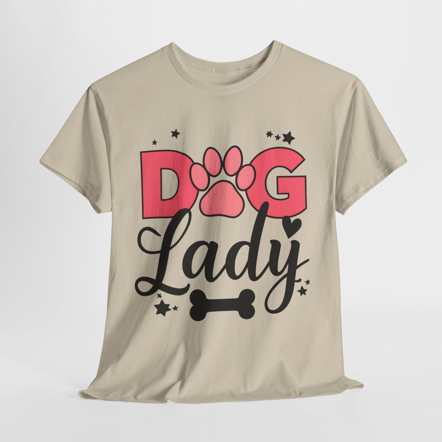 Dog Lady Unisex Heavy Cotton Tee