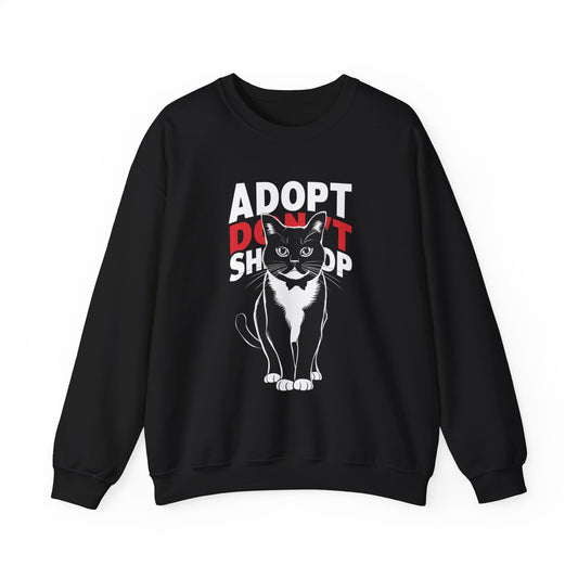 Adopt Don't Shop Cat Sweatshirt