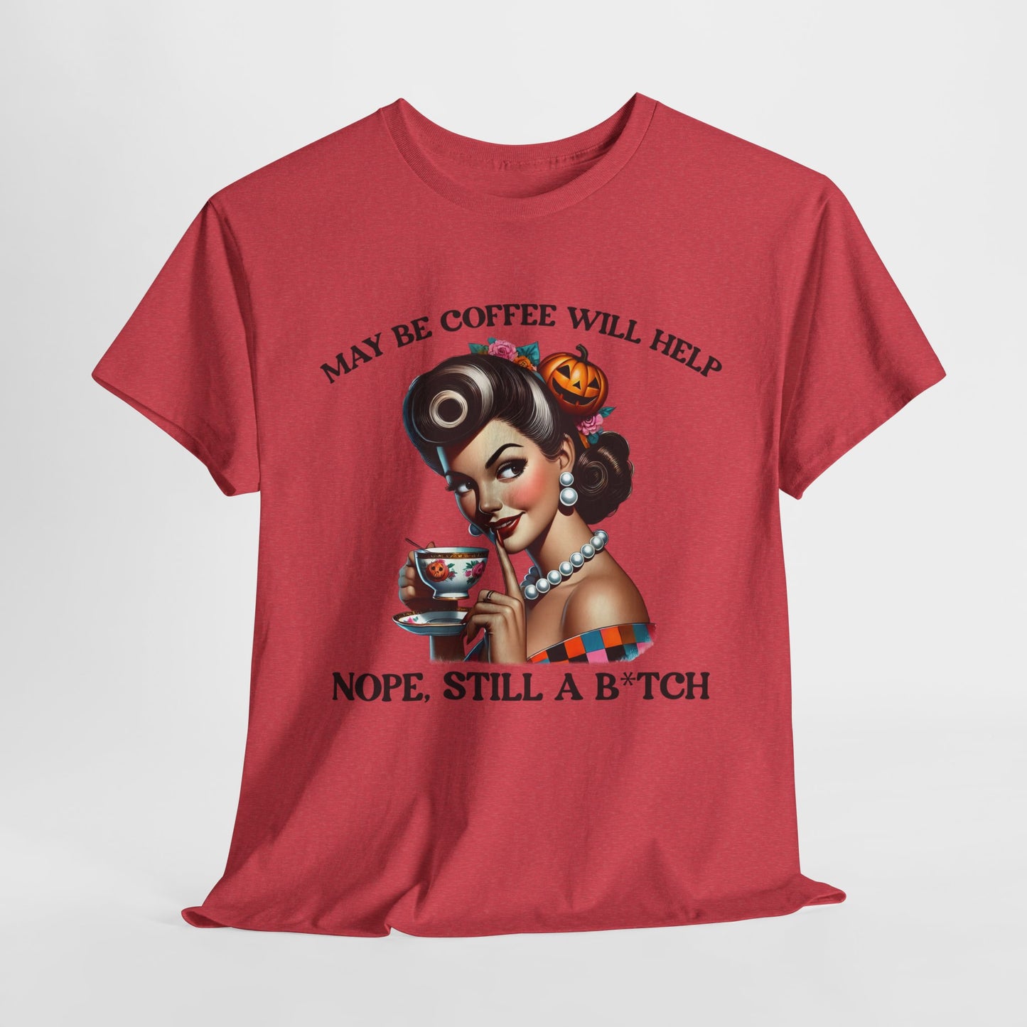 Funny Retro Housewife Short Sleeve Tee - Style #4