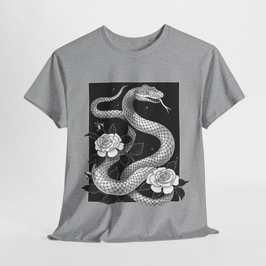 Snakes and Roses Unisex Heavy Cotton Tee